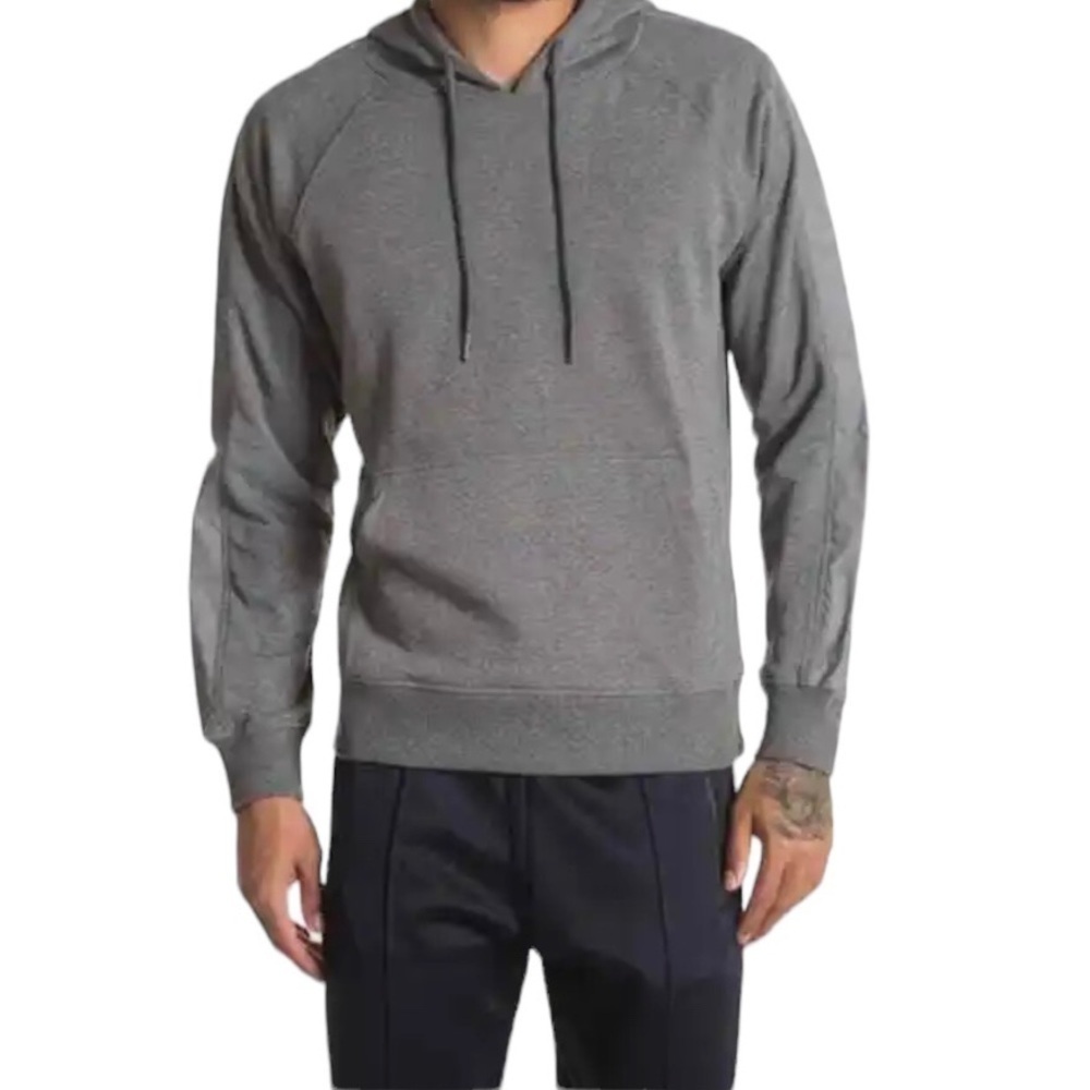 Jared Lang Hoodie Size XL Gray Pullover Sweatshirt NWT Reflective Tape Arm - Picture 2 of 10